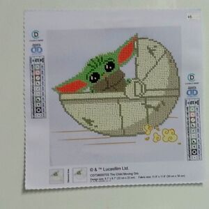 Diamond painting of the child moving orb